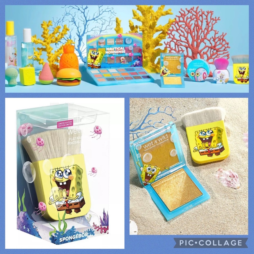 WnW Spongebob Collection Flat Kabuki Brush